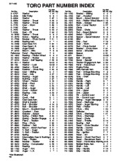 Toro 38054 521 Snowthrower Parts Catalog, 1996 page 16