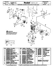 Poulan Pro Owners Manual, 2005 page 2