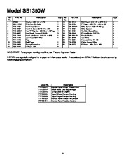 MTD White Outdoor Snow SB1350W Snow Blower Owners Manual page 21