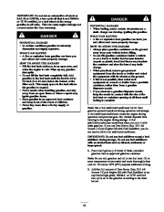 Toro 38428, 38429, 38441, 38442 Toro CCR 2450 and 3650 Snowthrower Owners Manual, 2001 page 13