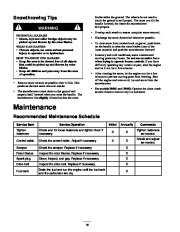 Toro 38428, 38429, 38441, 38442 Toro CCR 2450 and 3650 Snowthrower Owners Manual, 2001 page 16