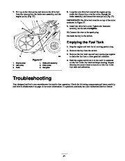 Toro 38428, 38429, 38441, 38442 Toro CCR 2450 and 3650 Snowthrower Owners Manual, 2001 page 21