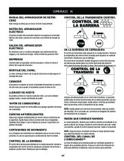 Craftsman 247.88845 Craftsman 45-Inch Owners Manual page 47