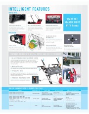 Honda HS520 HS621 HS928WC HS928TC Snow Blower Catalog page 4