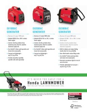 Honda HS520 HS621 HS928WC HS928TC Snow Blower Catalog page 6