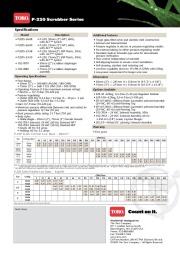 Toro P 220 Scrubber Series Sell Sheet Lores Catalog page 2