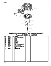 Toro 38632 Toro Power Max 828 LE Snowthrower Parts Catalog, 2004 page 20