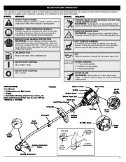 MTD Troy-Bilt TB525CS TB575SS 4 Cycle Gas Trimmer Owners Manual page 3