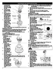 MTD Troy-Bilt TB525CS TB575SS 4 Cycle Gas Trimmer Owners Manual page 8