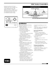 Toro DDC Series Controllers Residential Applications Sprinkler Irrigation Owners Manual page 1