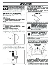 Husqvarna 1027STE Snow Blower Owners Manual, 2003,2004 page 10