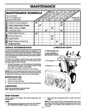 Husqvarna 1027STE Snow Blower Owners Manual, 2003,2004 page 14