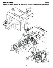 Husqvarna 1027STE Snow Blower Owners Manual, 2003,2004 page 26