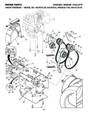 Husqvarna 1027STE Snow Blower Owners Manual, 2003,2004 page 28