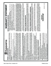 Husqvarna 1027STE Snow Blower Owners Manual, 2003,2004 page 32