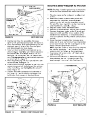  86.248463 Craftsman 46-inc 2 stage snow thrower tractor attachment Owners Manual page 11