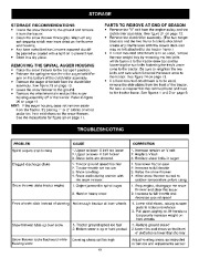  86.248463 Craftsman 46-inc 2 stage snow thrower tractor attachment Owners Manual page 19