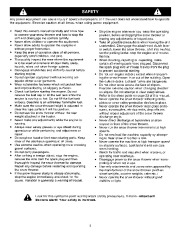  86.248463 Craftsman 46-inc 2 stage snow thrower tractor attachment Owners Manual page 3