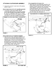  86.248463 Craftsman 46-inc 2 stage snow thrower tractor attachment Owners Manual page 9