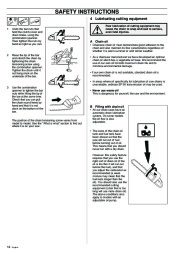 Husqvarna 357XP 359 Chainsaw Owners Manual, 2002,2003,2004,2005,2006 page 14