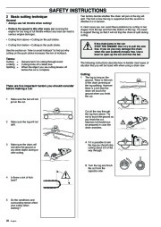 Husqvarna 357XP 359 Chainsaw Owners Manual, 2002,2003,2004,2005,2006 page 20