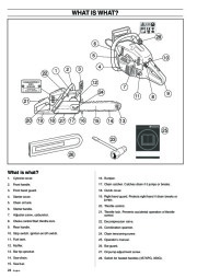 Husqvarna 357XP 359 Chainsaw Owners Manual, 2002,2003,2004,2005,2006 page 24