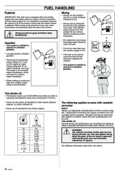 Husqvarna 357XP 359 Chainsaw Owners Manual, 2002,2003,2004,2005,2006 page 26