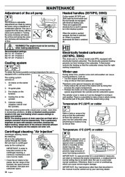 Husqvarna 357XP 359 Chainsaw Owners Manual, 2002,2003,2004,2005,2006 page 32