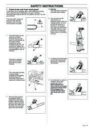 Husqvarna 357XP 359 Chainsaw Owners Manual, 2002,2003,2004,2005,2006 page 5