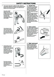 Husqvarna 357XP 359 Chainsaw Owners Manual, 2002,2003,2004,2005,2006 page 6