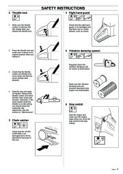 Husqvarna 357XP 359 Chainsaw Owners Manual, 2002,2003,2004,2005,2006 page 9