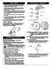 MTD Pro H70SS 4 Cycle Trimmer Lawn Mower Owners Manual page 13