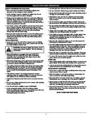 MTD Pro H70SS 4 Cycle Trimmer Lawn Mower Owners Manual page 2
