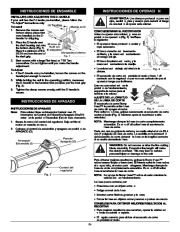 MTD Pro H70SS 4 Cycle Trimmer Lawn Mower Owners Manual page 20