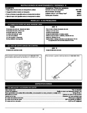 MTD Pro H70SS 4 Cycle Trimmer Lawn Mower Owners Manual page 23