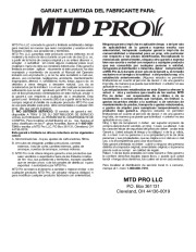 MTD Pro H70SS 4 Cycle Trimmer Lawn Mower Owners Manual page 26