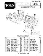 Toro Owners Manual, 1992 page 1