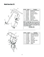 MTD White Outdoor Snow Boss 721 Snow Blower Owners Manual page 15