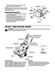 MTD White Outdoor Snow Boss 721 Snow Blower Owners Manual page 6