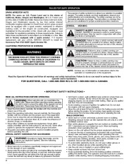 MTD Troy-Bilt TB4BP 4 Cycle Backpack Blower Owners Manual page 2