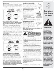 MTD Yard Man 769-04095 Snow Blower Owners Manual page 11