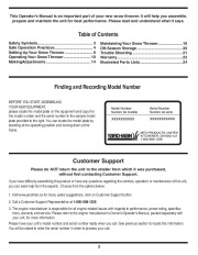 MTD Yard Man 769-04095 Snow Blower Owners Manual page 2