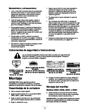 Toro 20022, 20023, 20025, 20027, 20029, 20061 Toro Recycler Mower, R-21S Manual del Propietario, 1999 page 5