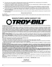 MTD Troy-Bilt TB415CS TB465SS 4 Cycle Trimmer Lawn Mower Owners Manual page 12