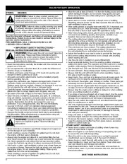 MTD Troy-Bilt TB415CS TB465SS 4 Cycle Trimmer Lawn Mower Owners Manual page 2
