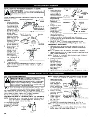 MTD Troy-Bilt TB415CS TB465SS 4 Cycle Trimmer Lawn Mower Owners Manual page 30