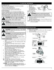 MTD Troy-Bilt TB415CS TB465SS 4 Cycle Trimmer Lawn Mower Owners Manual page 5