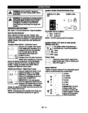 Ariens Sno Thro 926016 17 21 22 23 926500 1 ST DLE DLET Snow Blower Owners Manual page 13