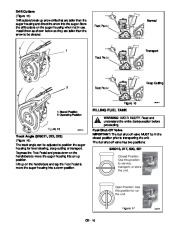 Ariens Sno Thro 926016 17 21 22 23 926500 1 ST DLE DLET Snow Blower Owners Manual page 16