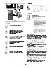 Ariens Sno Thro 926016 17 21 22 23 926500 1 ST DLE DLET Snow Blower Owners Manual page 4